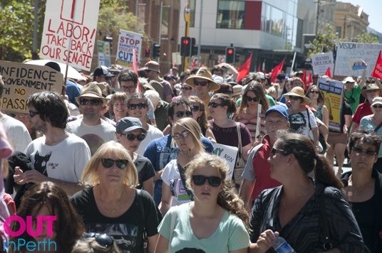 Thousands Take To Streets To Protest Abbott Government Outinperth